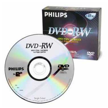 필립스 DVD-RW 4.7GB 2x 쥬얼 10장_이미지