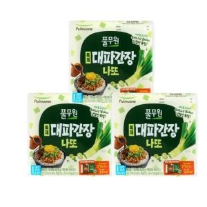 풀무원 특제 대파간장 나또 86.5g (3개)_이미지
