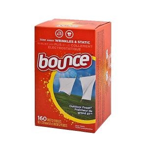 P&G 바운스 드라이시트 아웃도어후레쉬 160매 (1개)