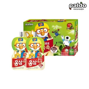 팔도 뽀로로 홍삼쏙쏙 사과매실 100ml 40포