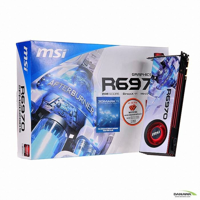 MSI 라데온 HD 6970 R6970 2PM2D2GD5 D5 2GB_이미지