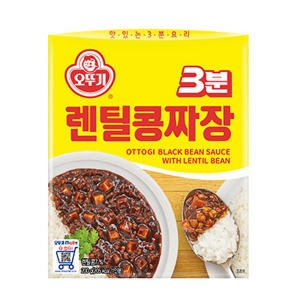 오뚜기 3분 렌틸콩 짜장 200g이미지입니다. 누르면 해당 게시물로 새창이동합니다.