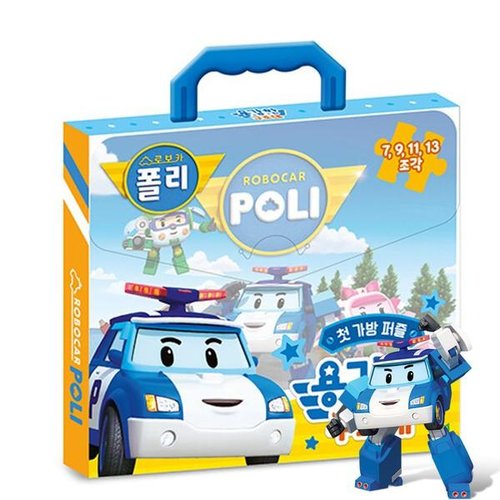 베스트키즈 로보카폴리 첫 가방 퍼즐 용감한 구조대 7.9.11.13조각_이미지