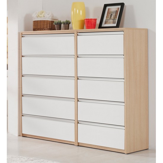 나무뜰  네시스 모드 600+800 5단 서랍장세트 DRF029