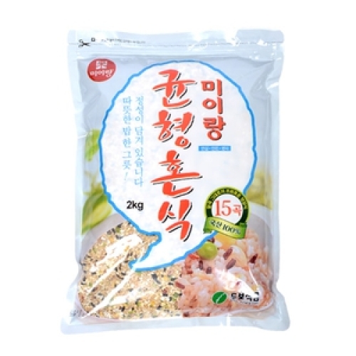 두보식품 미이랑 15곡 균형혼식 2kg (1개)_이미지