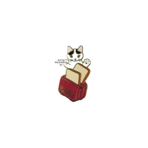 교보문고 마이버튼 PCZ-016고양이의 일상 터 .핀뱃지