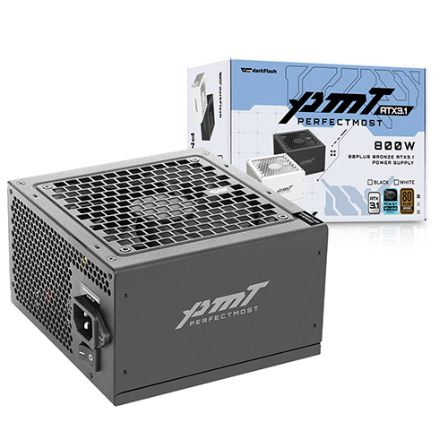 darkFlash 퍼펙트모스트 800W 80PLUS브론즈 ATX3.1 블랙이미지입니다. 누르면 해당 게시물로 새창이동합니다.