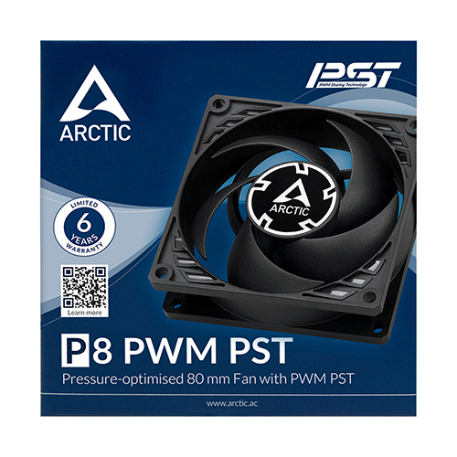 ARCTIC P8 PWM PST 서린 (블랙)_이미지