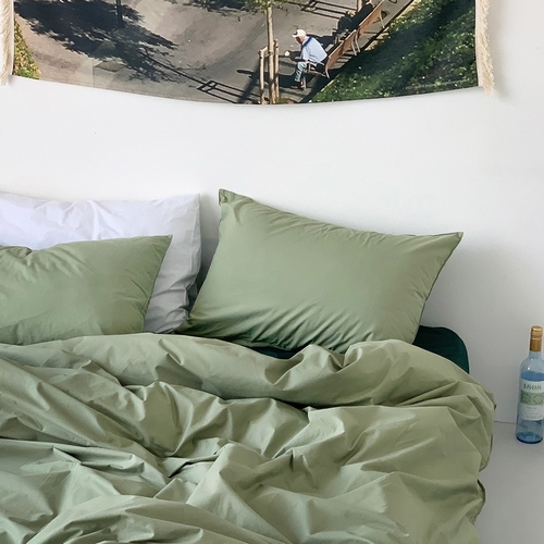 다원물산 바자르 미드나잇 고밀도 코튼 호텔식 이불커버 (슈퍼싱글 SS)