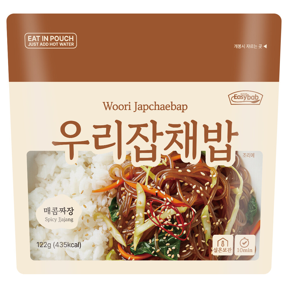 우리잡채밥 매콤짜장 122g