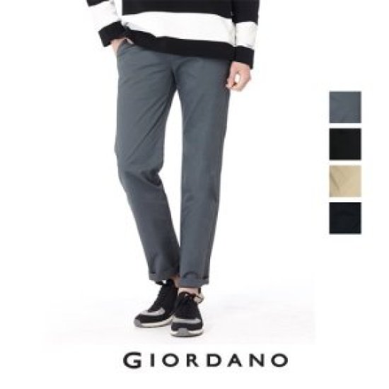 지오다노 남 슬림핏 치노 팬츠 117521