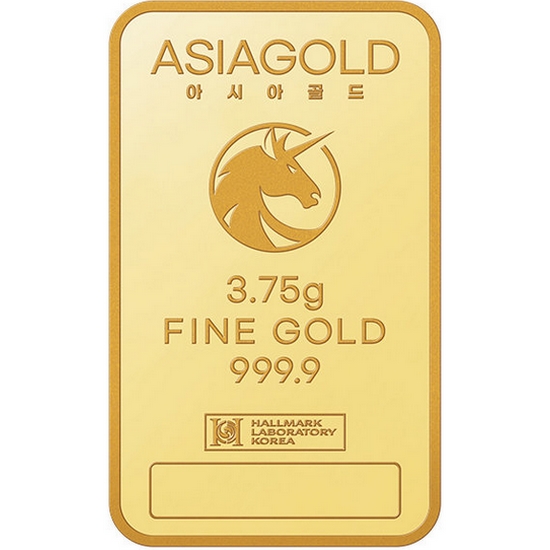 아시아골드 프레스 골드바 3.75g (1개)