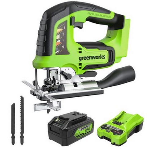 그린웍스 24V 직소 (4.0Ah, 배터리 1개)