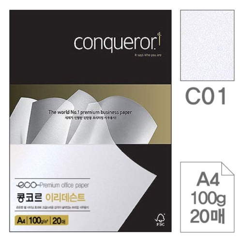 삼원특수지 콩코르 이리데슨트 A4 100g (80매)