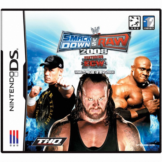 WWE 스맥다운 vs. 로우 2008 NDS 일반판_이미지