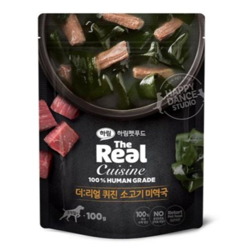 더리얼 독 퀴진 소고기미역국 100g (7개)_이미지