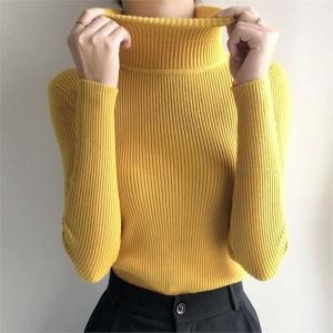 오노마 ONM 데일리 여자 니트티 폴라 골지 회사원 가을 데이트룩 S9086692_이미지