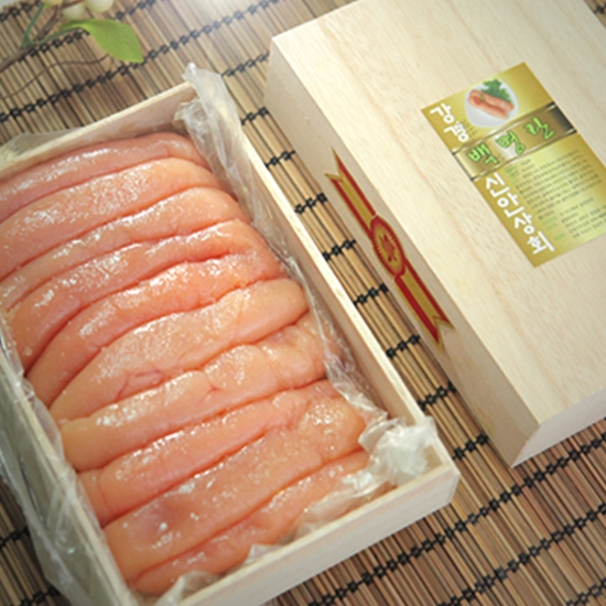 강경신안상회 특 백명란 오동나무 선물세트 1kg (1개)
