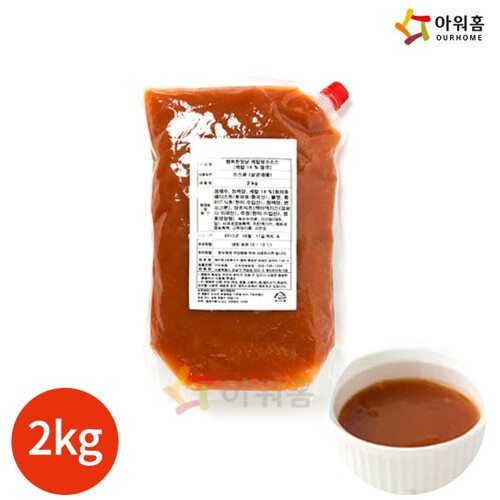  아워홈 행복한맛남 케찹 탕수소스 2kg [1개]