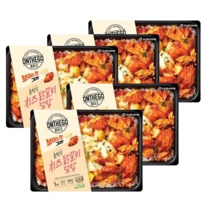 아워홈 온더고 춘천식 치즈 닭갈비덮밥 290g (5개)_이미지