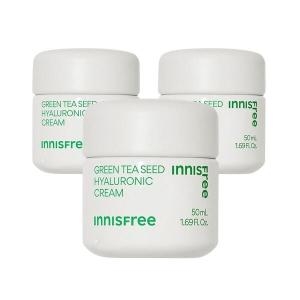 이니스프리 그린티 씨드 히알루론산 크림 50ml (3개)_이미지