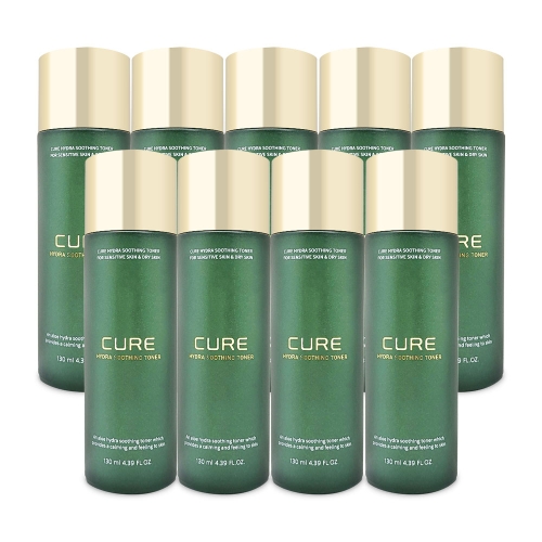 김정문알로에 큐어 하이드라 수딩 토너 130ml (9개)