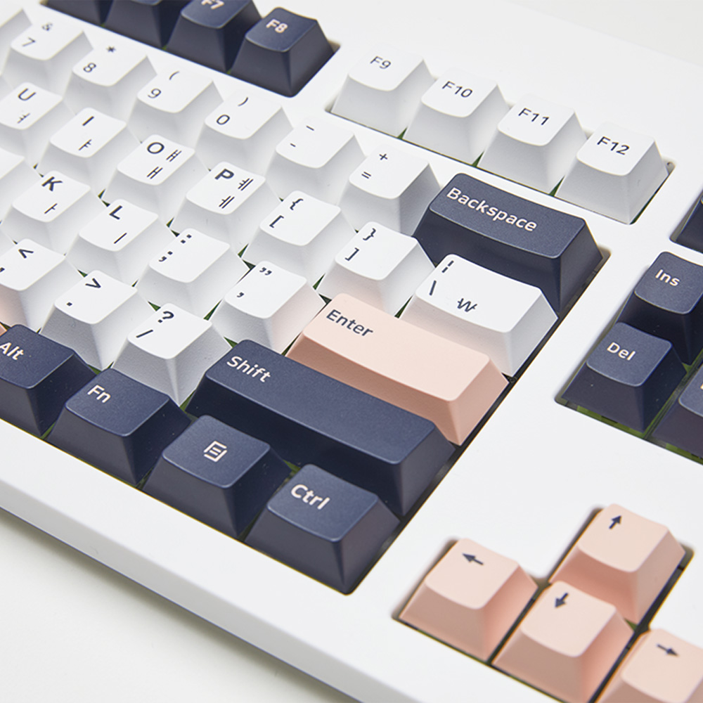 QSENN DT35 104 8K 풀윤활 가스켓 기계식 화이트 (저소음 바다소금축)_이미지