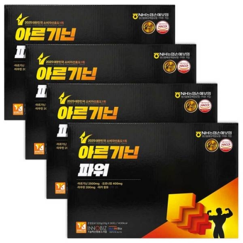 더존건강 더존 아르기닌 파워 26포 (4개)