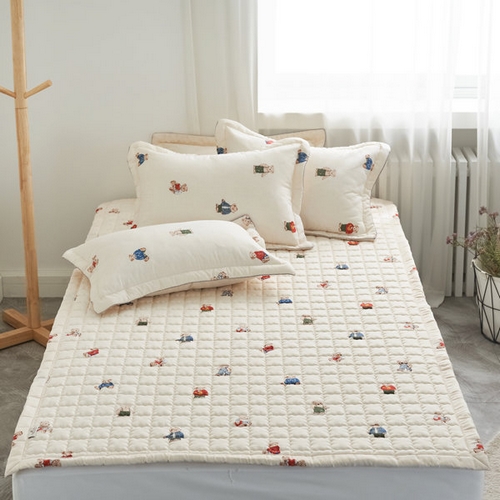 곰탱이 소프트 마이크로침구 사계절 이불패드