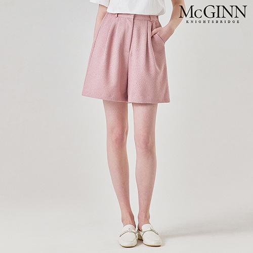 매긴 투턱하프팬츠_MI4S1PT7310_이미지