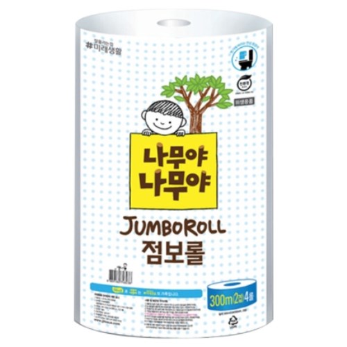 나무야나무야 점보롤 2겹 300m (16롤)_이미지