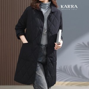 KARRA 롱라운드카라누빔패딩_A3F18284_이미지
