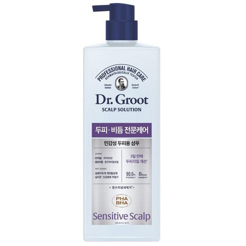 LG생활건강 닥터그루트 스칼프 솔루션 샴푸 민감성 두피용 700ml (1개)