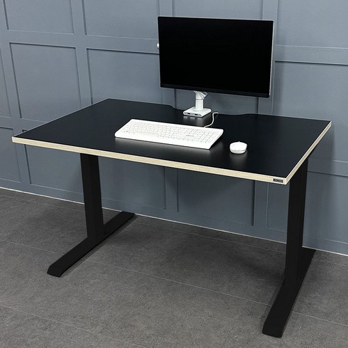 롱코 듀얼모터 모션 스탠딩 직각 커브홀 3STEP 책상 (1200x750)_이미지