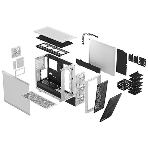 Fractal Design Meshify 2 RGB Clear 강화유리 (화이트)_이미지