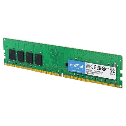 크루셜 RAM 8GB DDR4 3200MHz CL22 또는 2933MHz 또는 2666MHz 데스크탑 메모리 CT8G4DFRA32A