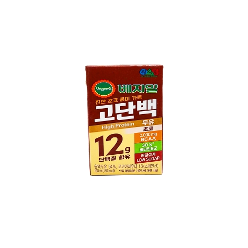 정식품 베지밀 고단백 초코두유 190ml (18개)_이미지