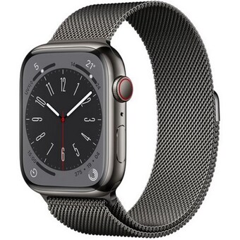 APPLE <b>워치</b> 시리즈<b>8</b> 45mm Cellular 그래파이트 스테인리스 스틸