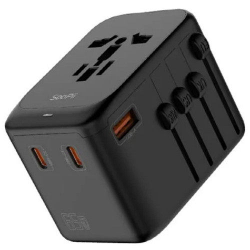 SooPii ��ε��ڸ��� 65W PD ����� ��Ƽ �÷��� PQ65