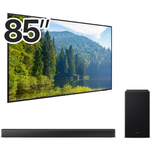 삼성전자 네오QLED KQ85QNF70BFXKR (벽걸이+사운드바, HW-B650F)
