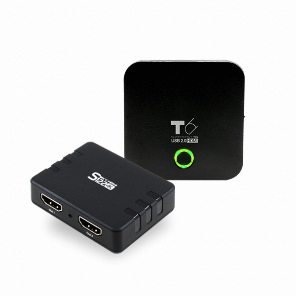 스카이디지탈 슈퍼캐스트 T6 USB 2.0 HDMI +SKY HDMI S122 4K_이미지