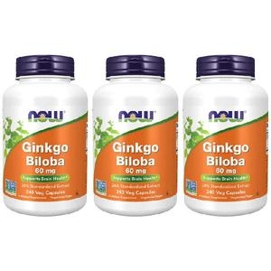 나우푸드 징코 빌로바 60mg 240캡슐 (3개)_이미지