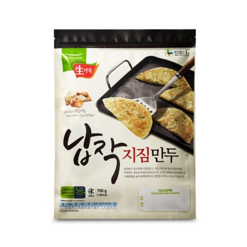 풀무원 생가득 납작 지짐 만두 700g (1개)