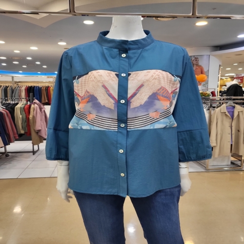 피카소 나염 라운드 자켓 A32104S