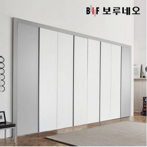 BIF보루네오 네오 여닫이 붙박이장 (240cm)_이미지