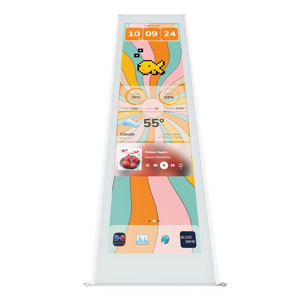 HYTE Y70 Touch Infinite Display Upgrade (스노우 화이트)_이미지