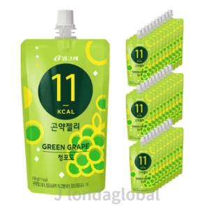 빙그레 곤약젤리 청포도 130g (60개)_이미지
