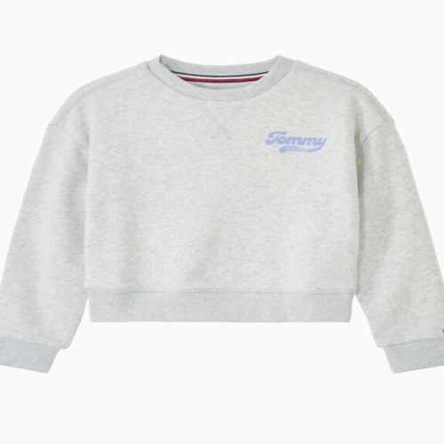 타미힐피거칠드런 6 플록 로고 스웨트 티셔츠2종 T42F7KKO550GT1 TOMMY HILFIGER 08 16 여아용