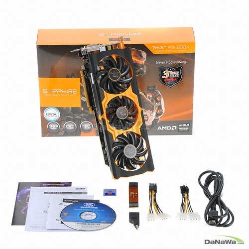 SAPPHIRE 라데온 R9 280X Tri-X D5 3GB_이미지