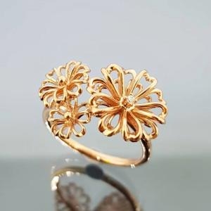 로즈골드 천연다이아 반지 3.4g JC-KO2166